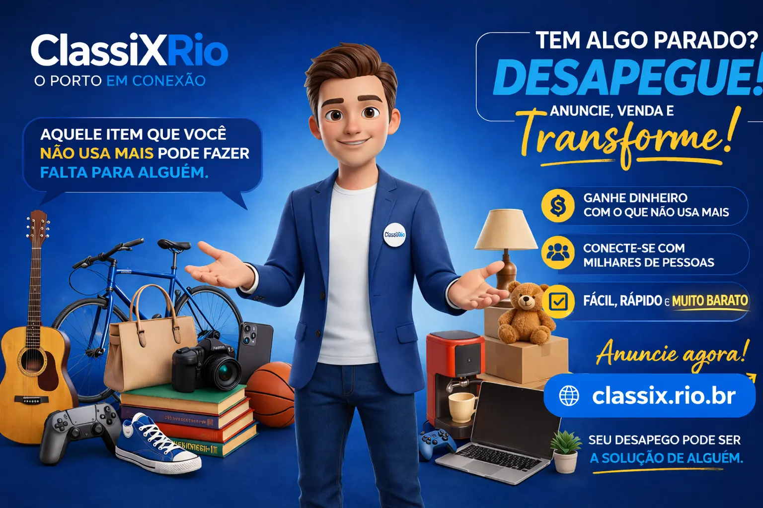 Foto do item Tem algo parado? DESAPEGUE.